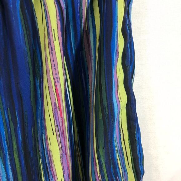 Calvin Klein Purple Watercolor Slater Skirt Small - Picture 8 of 10
